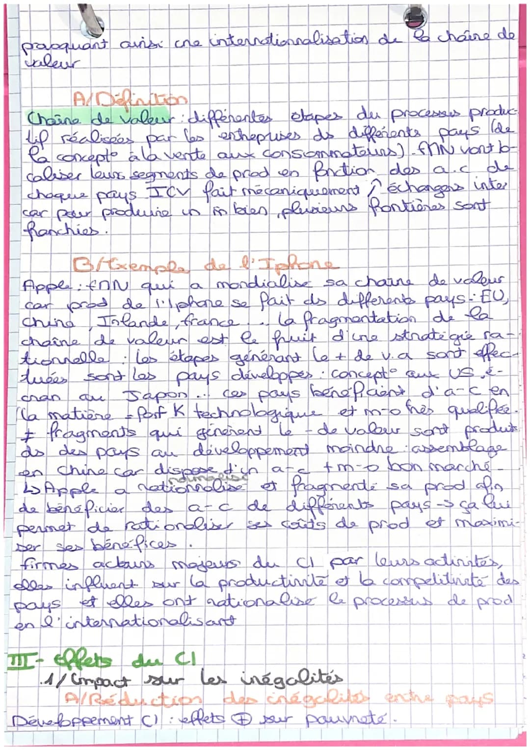 413
quels sont les fondements du C1 chap?
Let de l'internalisation de la prod
nondia-
La plupart des BAS quins entaurent proviennent de l'e-