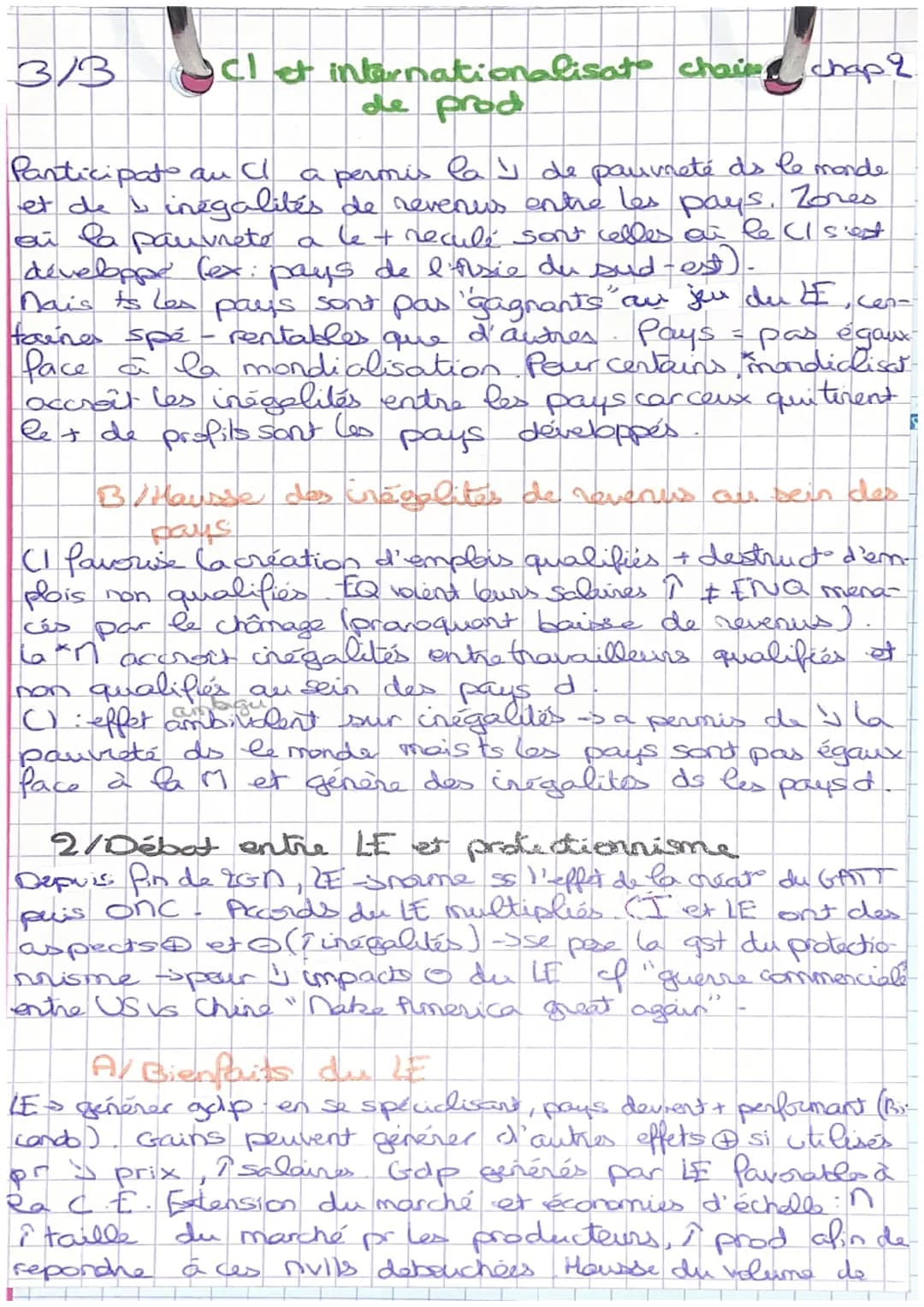 413
quels sont les fondements du C1 chap?
Let de l'internalisation de la prod
nondia-
La plupart des BAS quins entaurent proviennent de l'e-