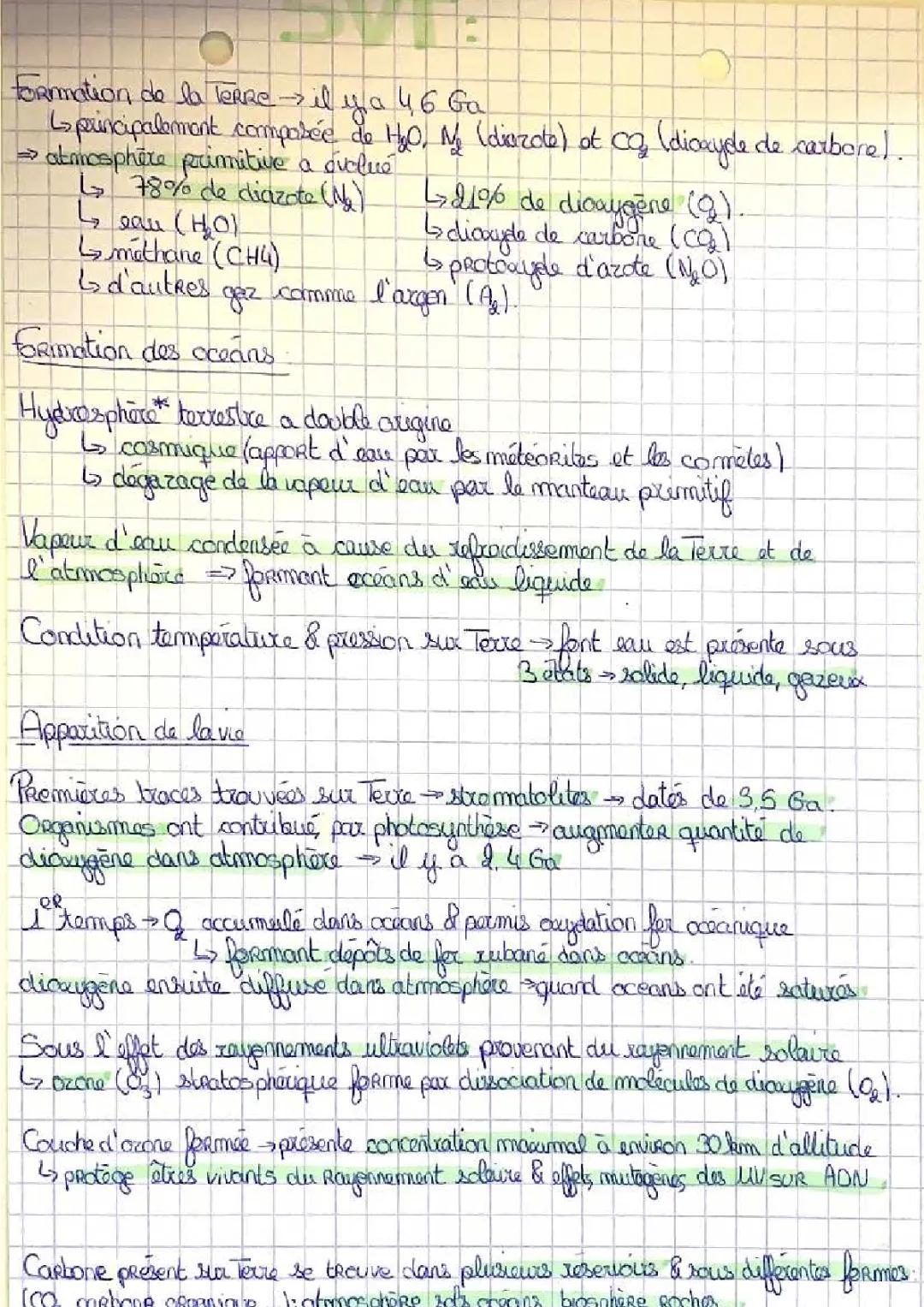 Comprendre l'évolution de l'atmosphère terrestre et son impact sur la vie