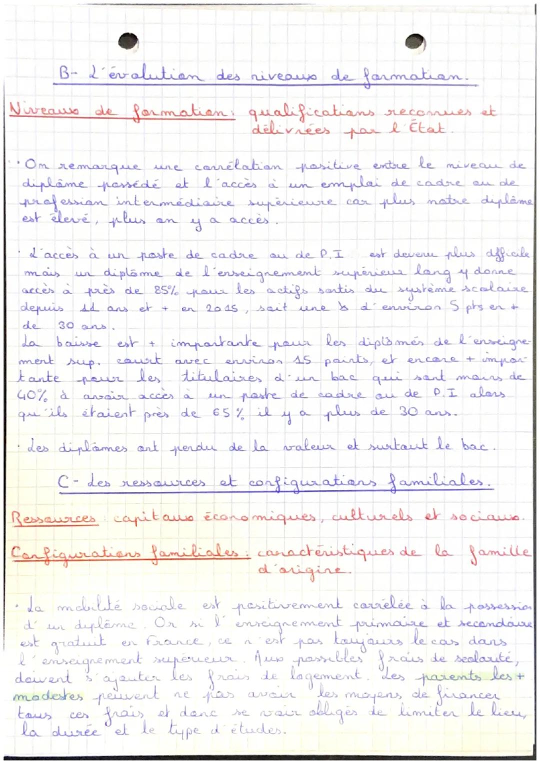 Socio 3.1.
Quelles sont les caractéristiques
contemporaines des facteurs de mobilité?
• Il esciste plusieurs types de mobilités :
Mobilité g