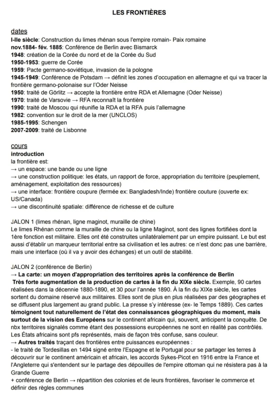 JALON 3 (corée)
La frontière très particulière:
- provisoire mais devenue pérenne (tracé arbitraire par les 2 Grands sans consultation des
p