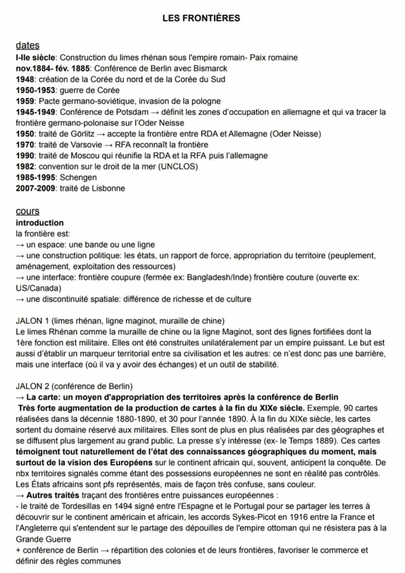 JALON 3 (corée)
La frontière très particulière:
- provisoire mais devenue pérenne (tracé arbitraire par les 2 Grands sans consultation des
p