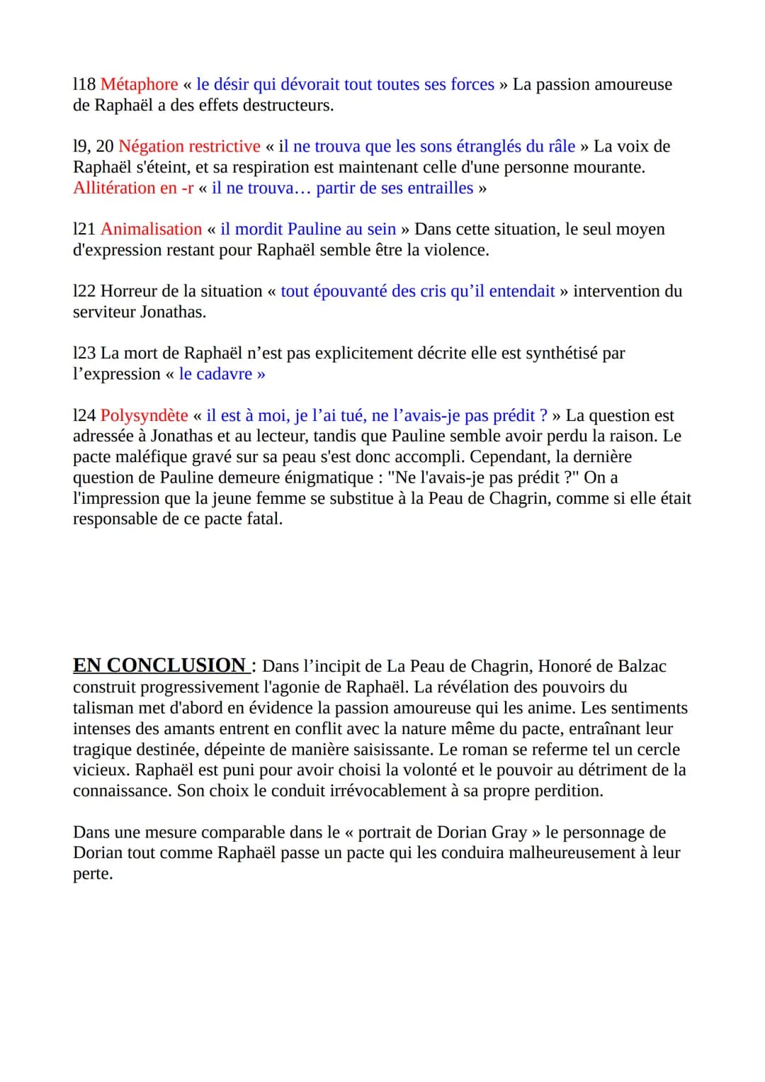 Fiche synthèse n°18
INTRODUCTION: Né le 20 mai 1799, Honoré de Balzac occupe une place
emblématique parmi les écrivains du 19e siècle en Fra