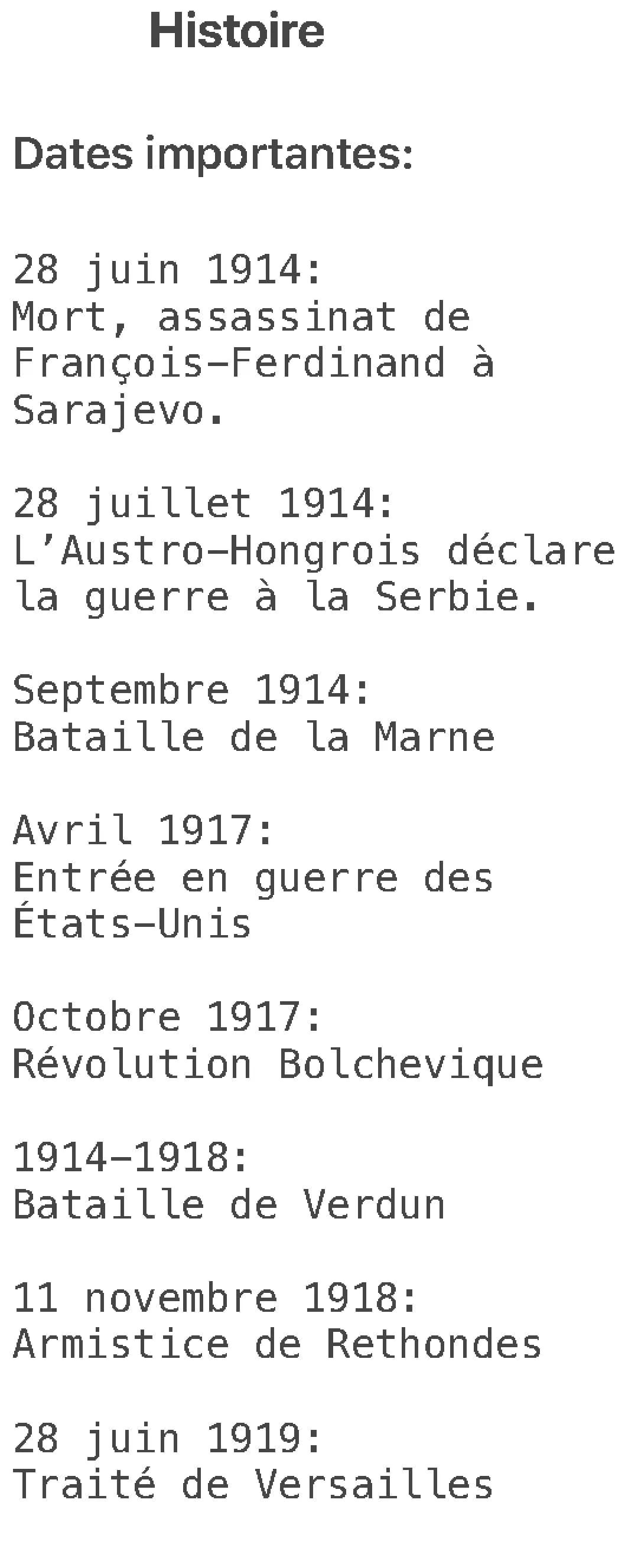 Histoire 