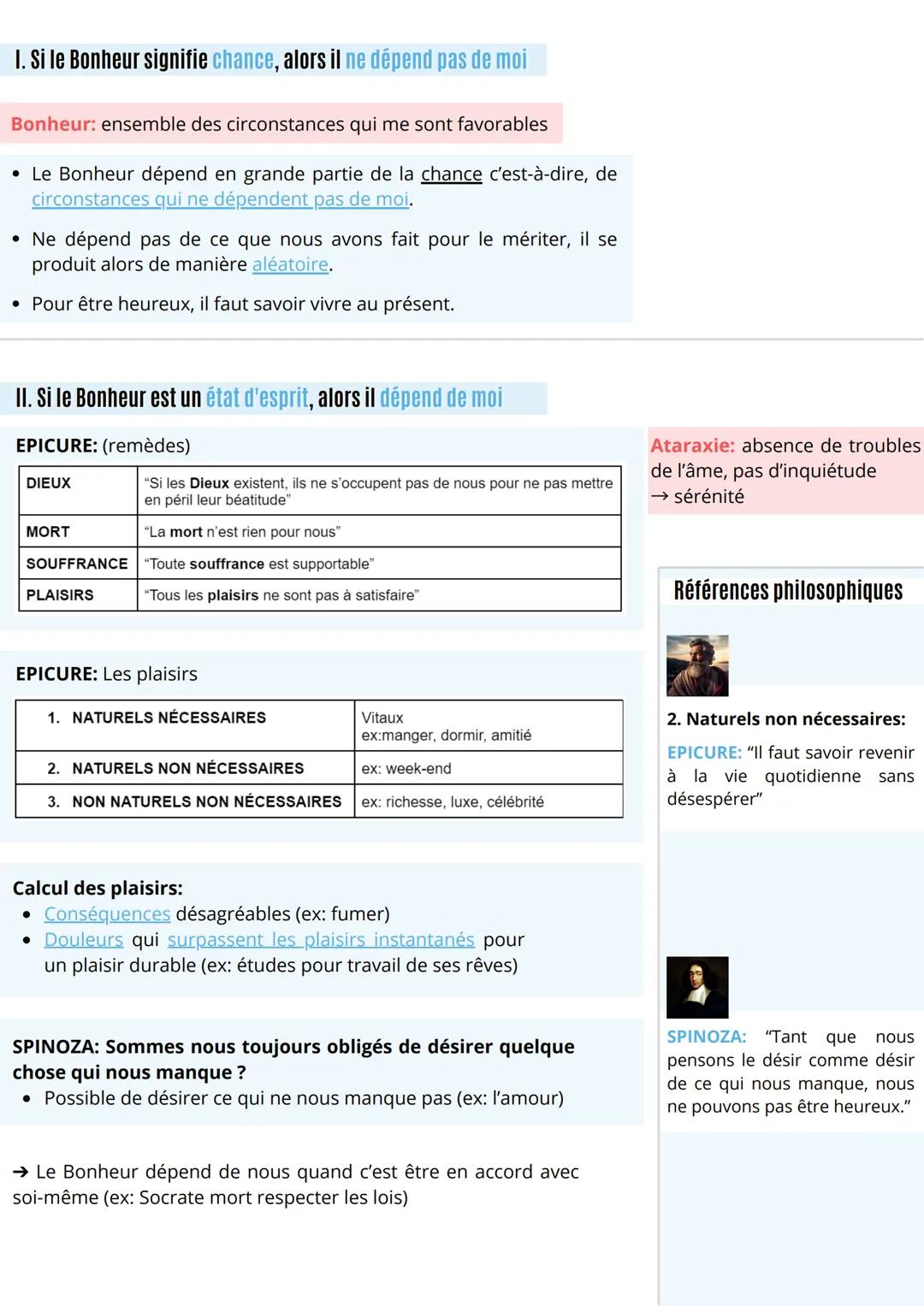 # CHAPITRE 2:

# LE BONHEUR # I. Si le Bonheur signifie chance, alors il ne dépend pas de moi

Bonheur: ensemble des circonstances qui me so