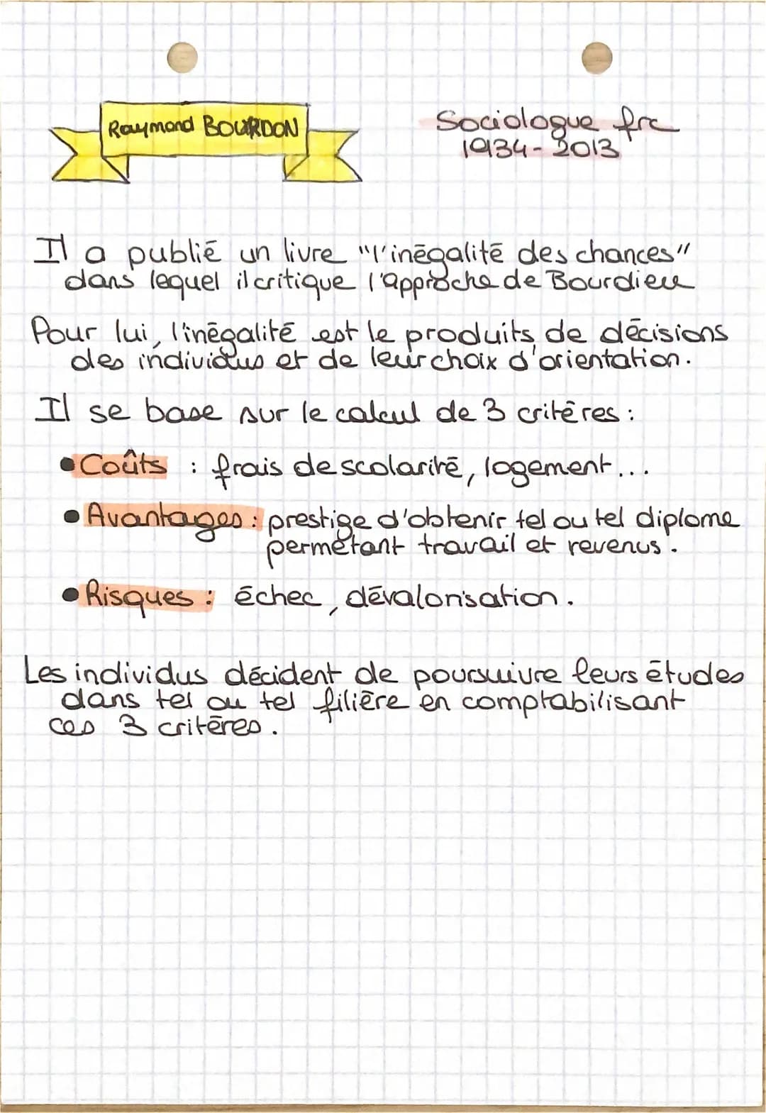 SES-CHAP 2
L'INFLUENCE DE LA SOCIALISATION FAMILIALE À L'ÉCOLE
On remarque que les enfants de milieux
favorises ont une meilleur réussite sc