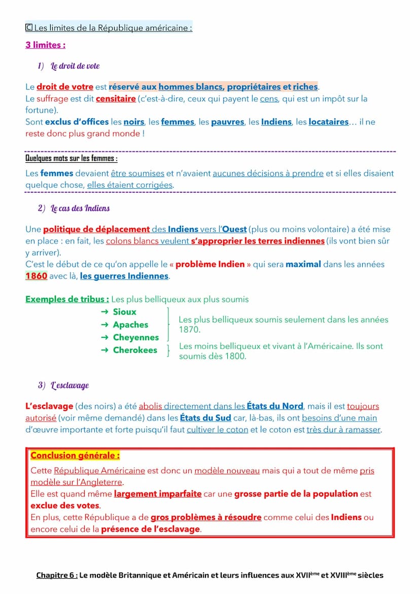 Chapitre 6: Le modèle Britannique et Américain et leurs influences aux XVIIème
et XVIIIème siècles
Après deux révolutions, le royaume Britan