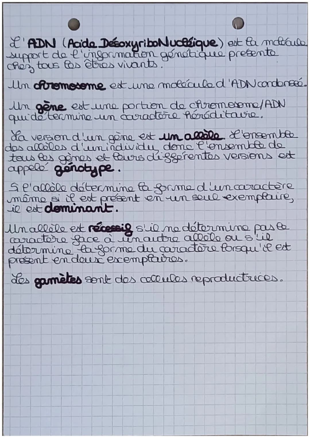 sot
DIVERSITÉ GÉNÉTIQUE :
q
Chromosomes X et X
sescuels
3=de
Chromosomes X et Y
sescuels
39
Humain
23
paires de chromosomes
un nombre anorma