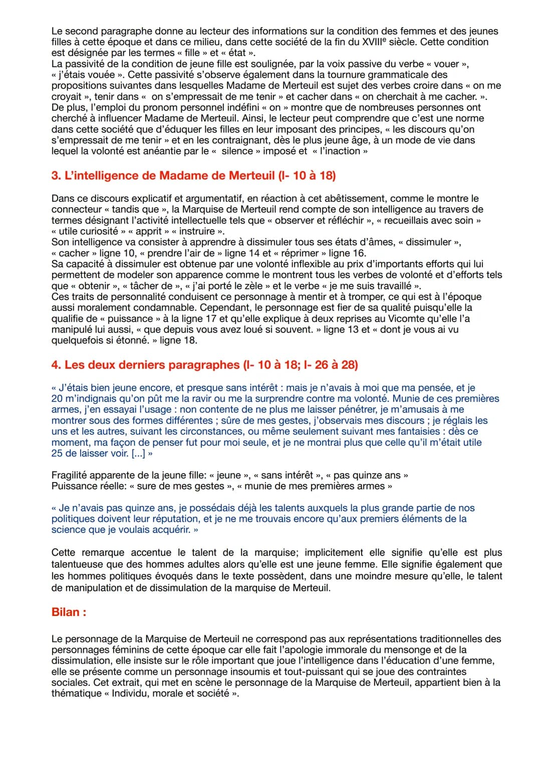 << Les liaisons dangereuses » commentaire linéaire
Introduction au texte:
La femme n'avait aucun accès à l'éducation, et était considérée co