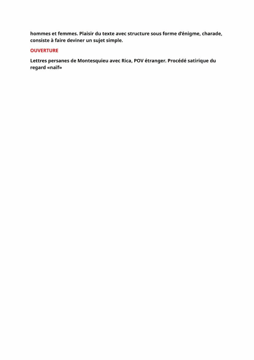--- OCR Start ---
Lecture linéaire fiche 4 -> Jean de La Bruyère, Les Caractères, livres V à X, 1688-1694
→ Artifices de la Cour, remarques 