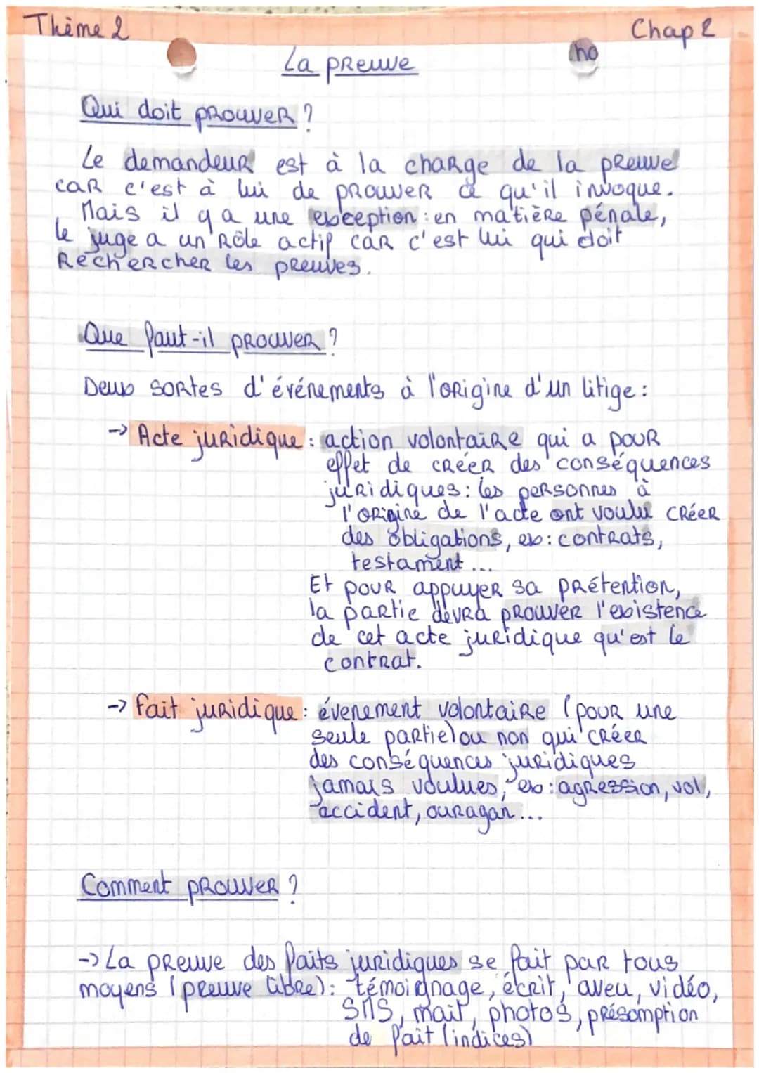 Theme I
Comment le droit
permet-il de RégleR
мп
litige?
Sommaire:
- chapitre 1 -> Le litige.
- chapitre 2 -> La
preuve
-chapitre 3 - Le Reco