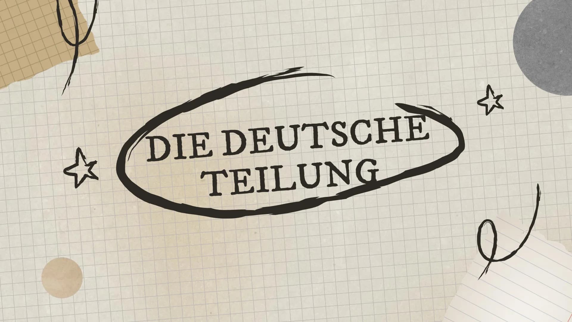 ☆
O
DIE DEUTSCHE
TEILUNG
☆☆ ☆
EINFÜHRUNG
OI DIE BEIDEN
DEUTSCHLANDS
03) DIE
BERLIN
02 WÄHREND
DER
TRENNUNG
WIEDERVEREINIGUNG
0 ☆
OI
DIE BEID