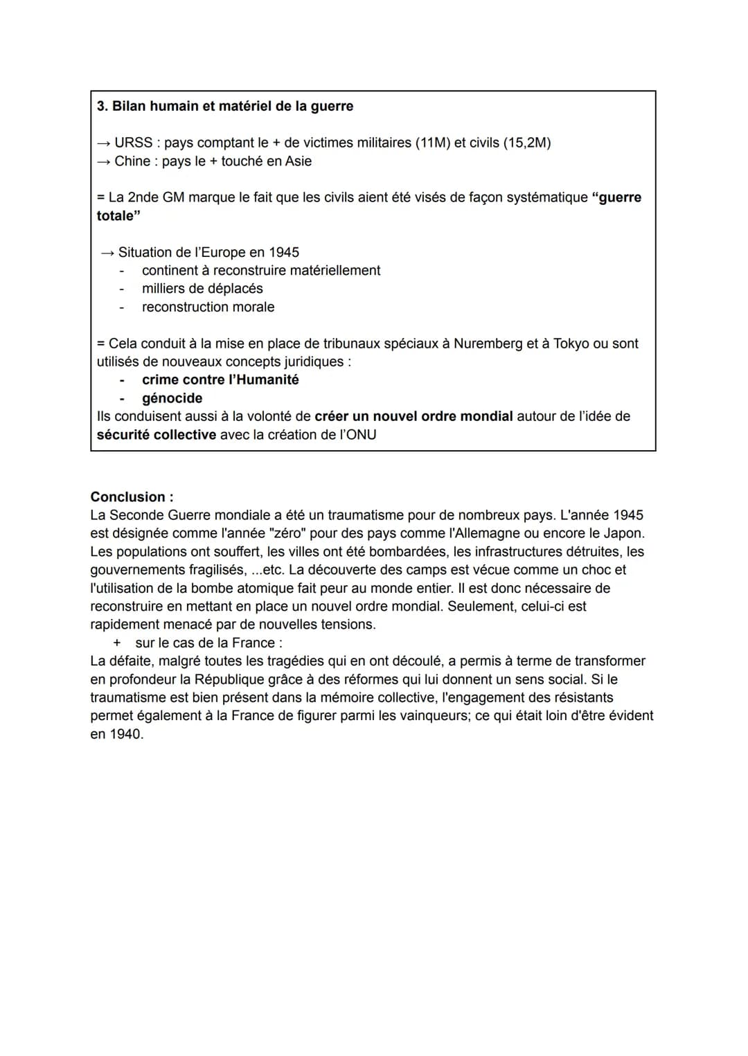 THÈME 1: FRAGILITÉS DES DÉMOCRATIES, TOTALITARISMES ET SECONDE
GUERRE MONDIALE (1929-1945)
CHAPITRE 3: La Seconde Guerre Mondiale (1939-1945