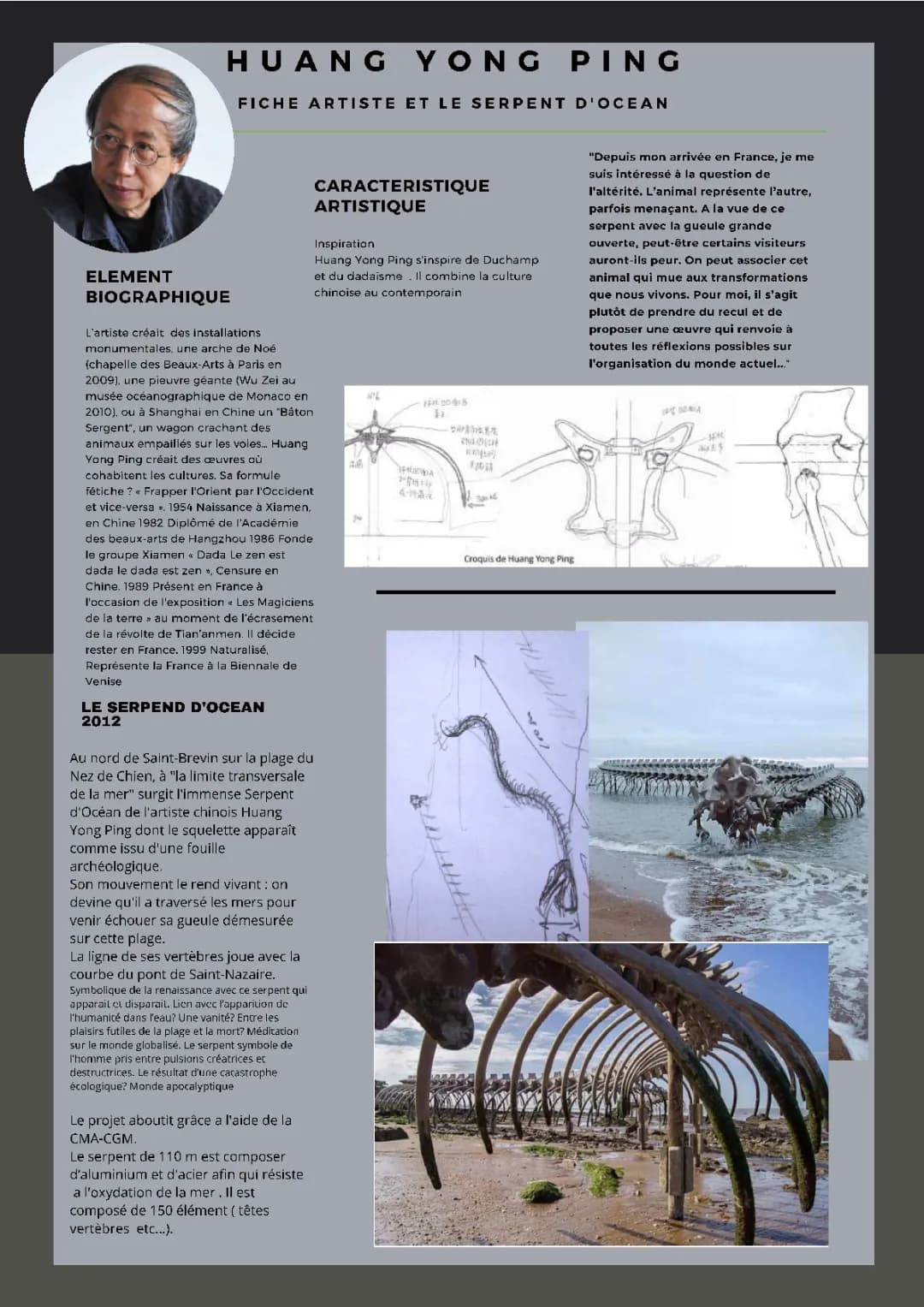 Le Serpent d'Océan de Huang Yong Ping: Histoire, Taille et Analyse