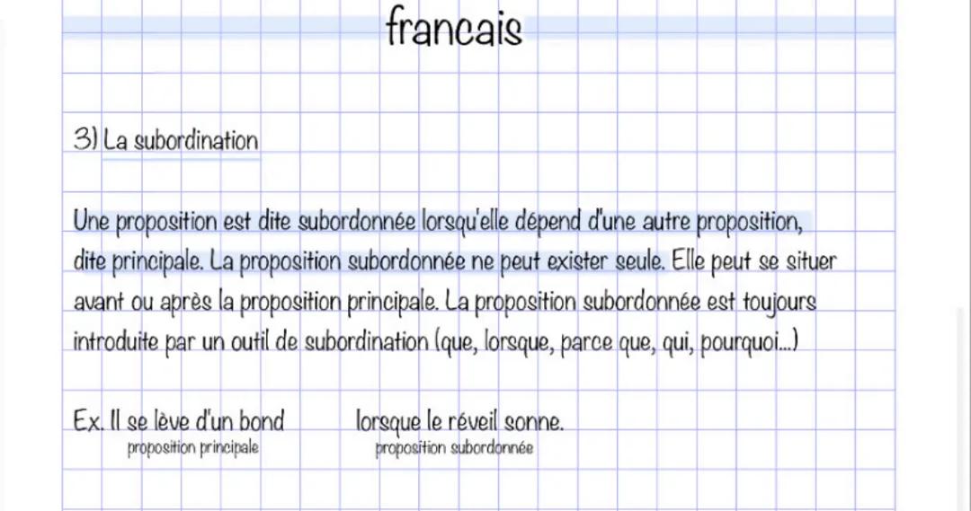 Phrase Complexe: Juxtaposition, Coordination et Subordination - Exercices Corrigés PDF