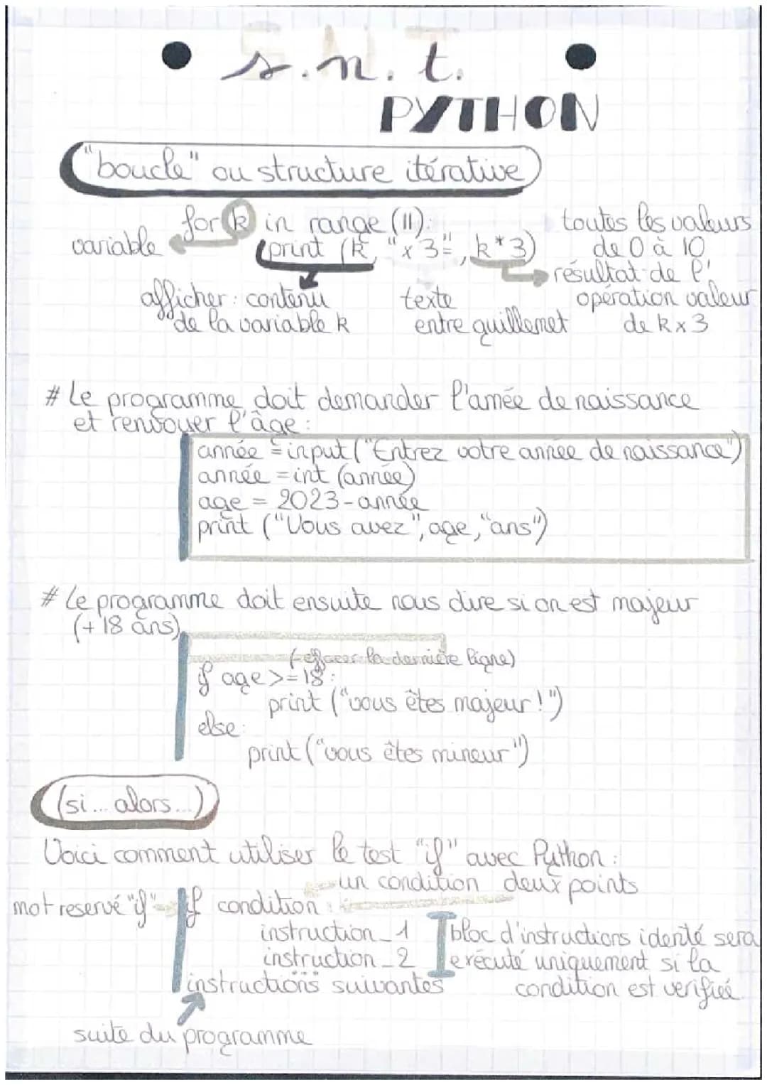 Apprendre les Boucles en Python : Boucle for et Boucle while