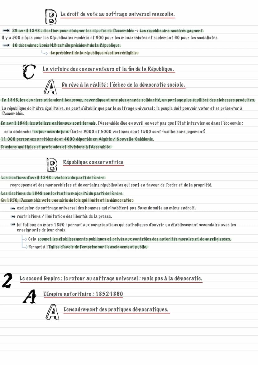 Sommaire
La difficile entrée dans l'âge démocratique : la deuxième république et le second empire.
Intro
Point de passage Lamartine
De la ré