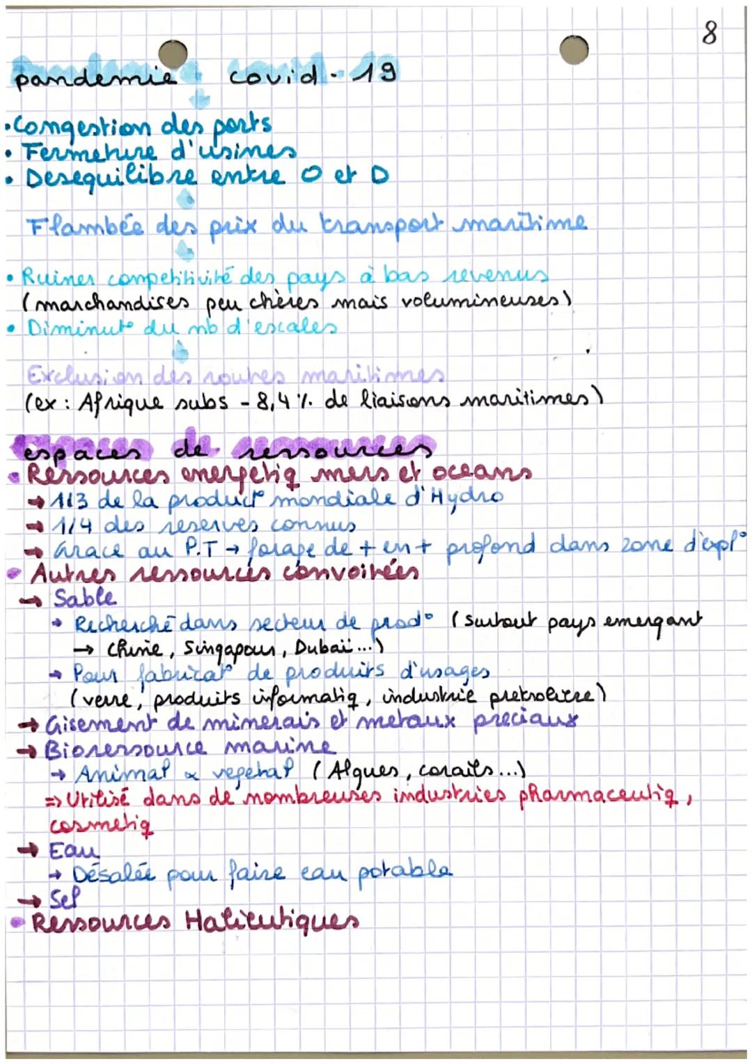 # Gèo chap IV mers et ocean's

Dekroit: Parsage maritime erroit (jusqu'à 24 milles 144 km
marins) entre deux reves faisant communiquer deux
