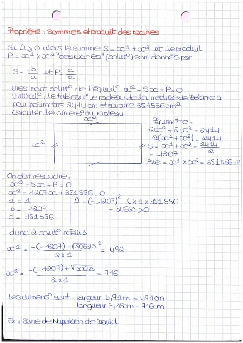 Definit
On appelle fond du second degré toute fonctif définie sur RR par :
f(x) = axc² +bac +c
ou a, b et c sont trois nombres reels avec a
