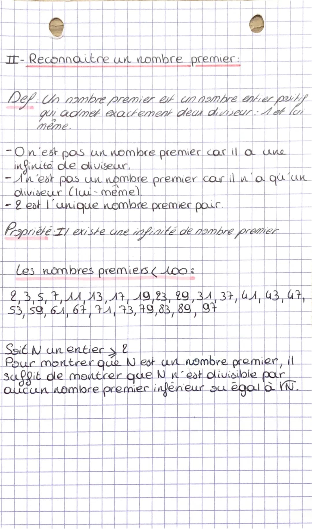 H
mmmmmm
Arithmétique
T
Fl
S
I-Déterminer les dwiseurs d'un nombre entier
Critère de divisibilité d'un nombre:
-Divisible par 2 se termine p