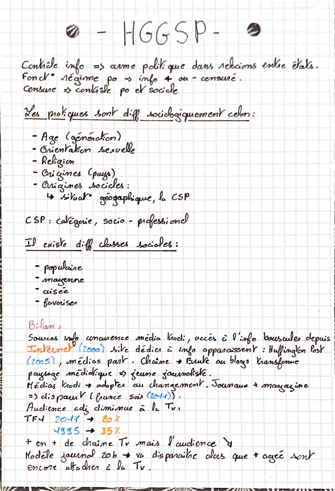 -HGGSP-

Theme 1 S'informer: un segasd critique sus les sources
et les mode de communication

Projection européano - centré = projection Hes