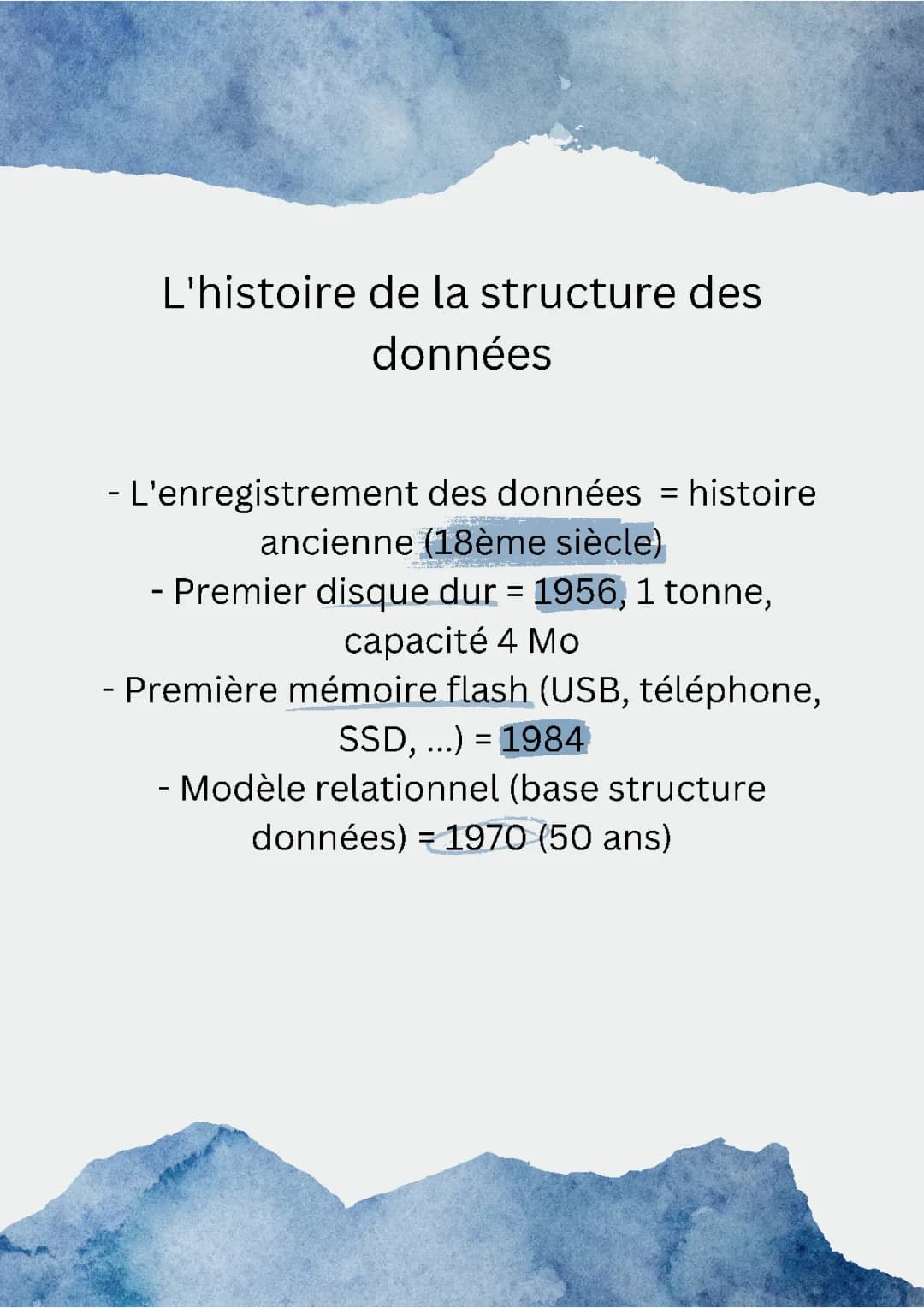 Mes données structurées et leur traitement, SNT 2nde