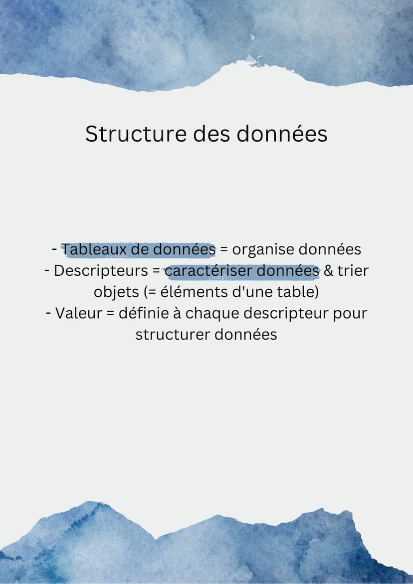 L'histoire de la structure des
données
- L'enregistrement des données = histoire
ancienne (18ème siècle)
- Premier disque dur = 1956, 1 tonn