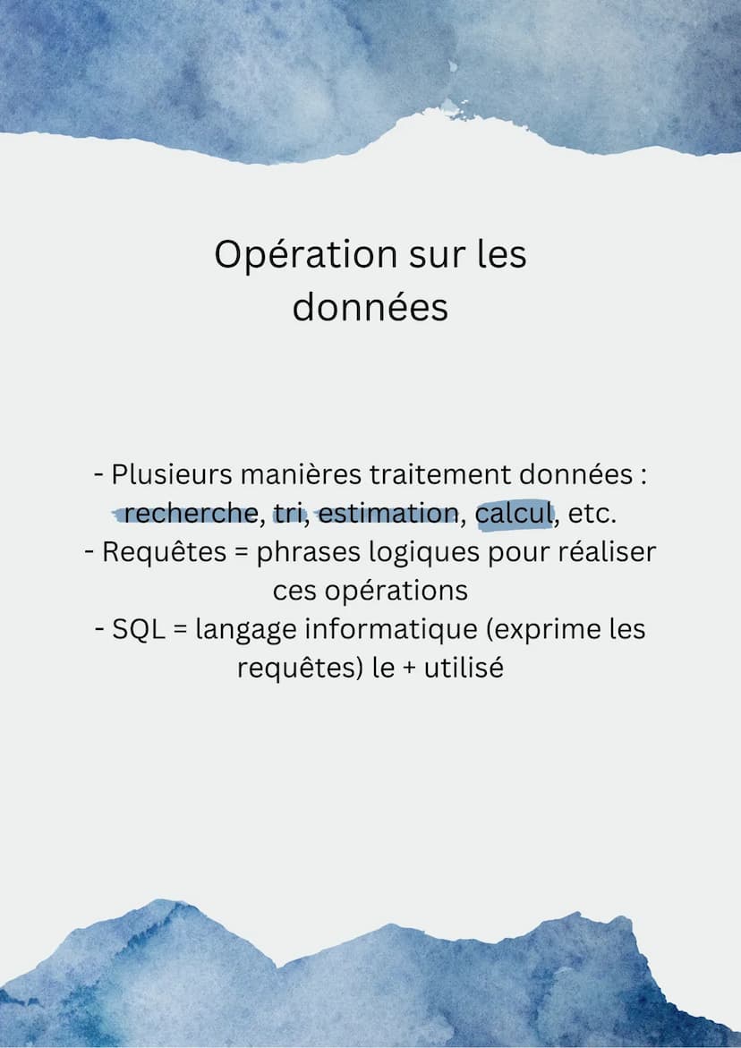 L'histoire de la structure des
données
- L'enregistrement des données = histoire
ancienne (18ème siècle)
- Premier disque dur = 1956, 1 tonn