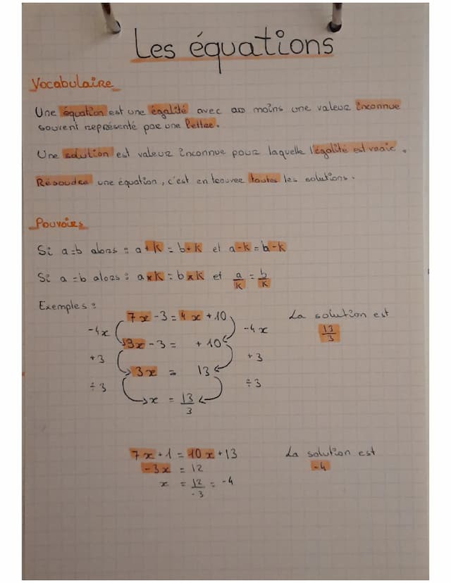 Know Les équations  thumbnail
