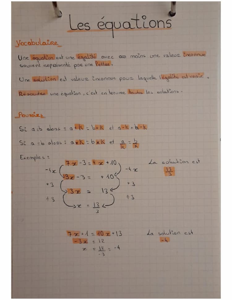 Know Les équations  thumbnail