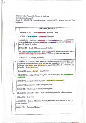 Know analyse linéaire acte 2 scène 13 les fausses confidences marivaux   thumbnail