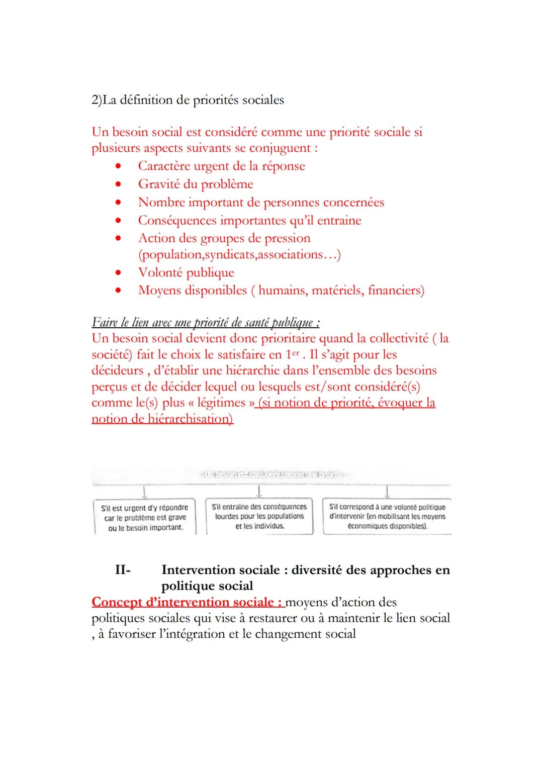 STSS'
Chapitre 7: de l'identification d'un problème social à
l'élaboration d'une politique sociale
Concept de politique sociale : c'est une 