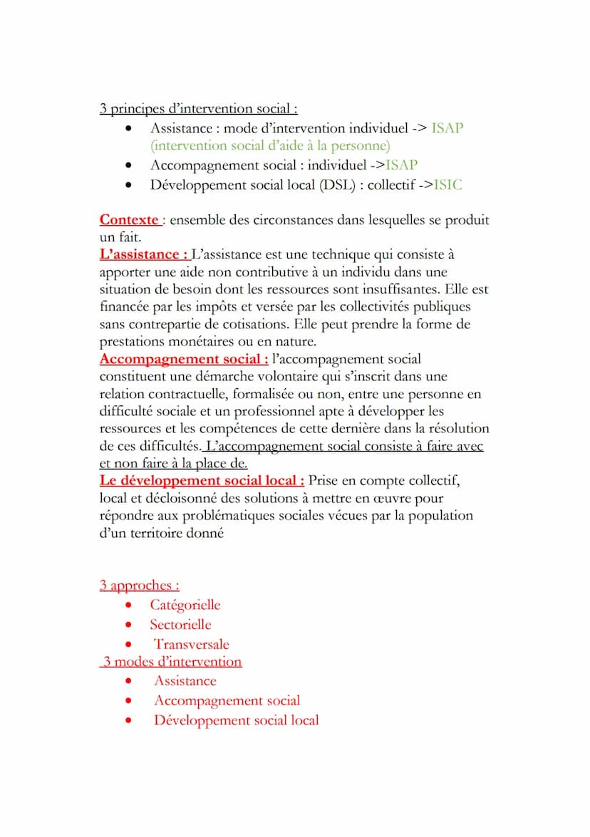 STSS'
Chapitre 7: de l'identification d'un problème social à
l'élaboration d'une politique sociale
Concept de politique sociale : c'est une 