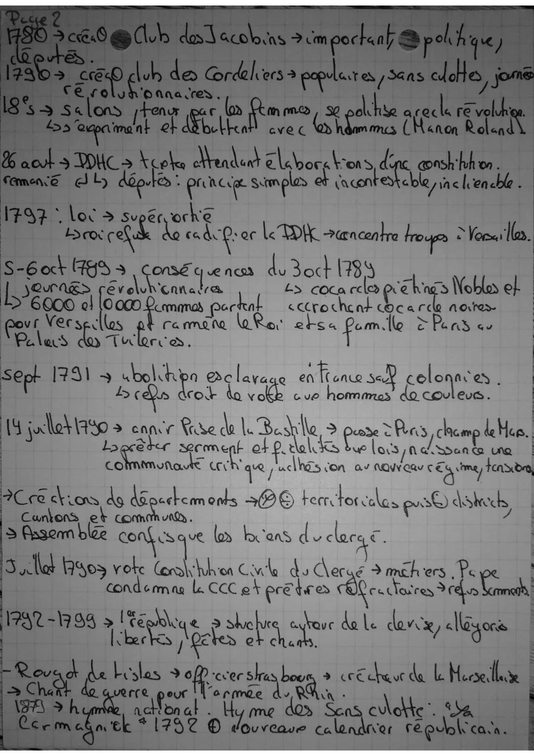Pagel
La Revolution francaise!
lere.
1787 1788: crise financière, éco et social →gaffre financier.
guerre Indé pendance américaine.
1788 → L