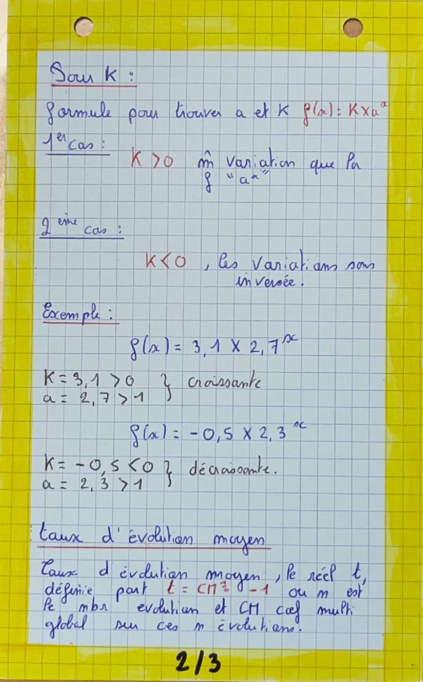 C MATH
Fanchion expament, elle
exponentielle
de lake a
"a" reel drictement +, an consider,
Pa suite (Um) de terme general Un=a"
Nouvelle fon