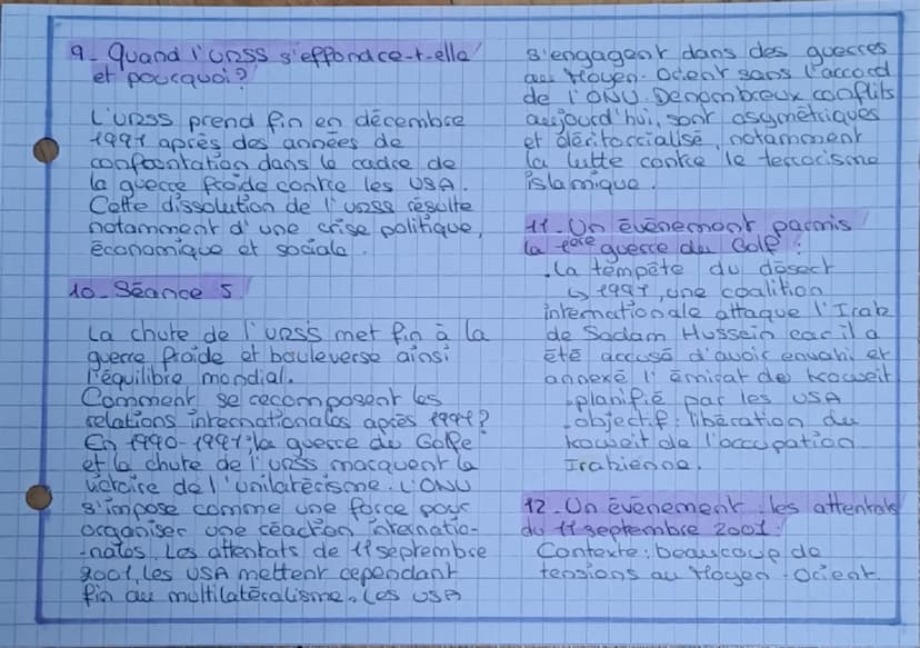 HISTOIRE DU MONDE BIPOLAIRE AU MONDE MULTIPOLAIRE
Roblematisation de la St.
En 1945, les 3 grands vainqueurs
de la 2GM se reunissent à Yalk
