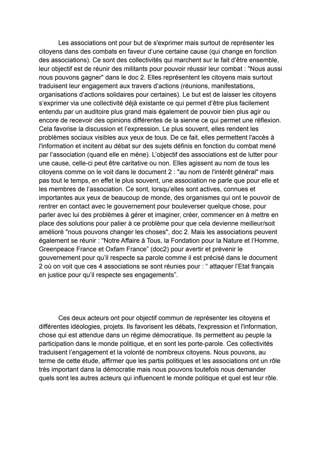 La démocratie est un système politique qui fait en sorte que tous les citoyens
puissent donner leur opinion, s'exprimer. C'est le pouvoir du