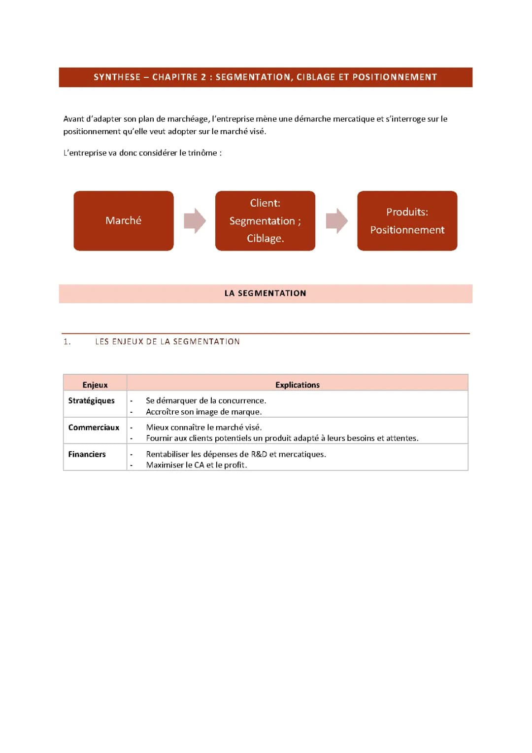 Segmentation, Ciblage et Positionnement Marketing : Définition, Exemples et PDF