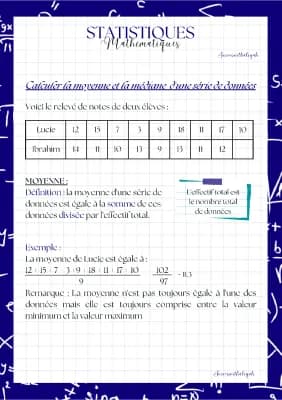 Know Statistiques : Médiane, Etendue, Moyenne thumbnail