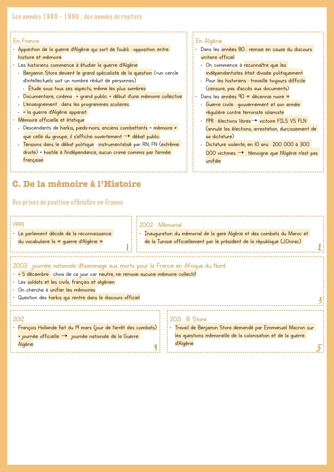 HISTOIRE ET MÉMOIRE
DES CONFLITS
T3: HISTOIRE ET MÉMOIRE
Introduction
Première cités de l'Antiquité: mémoire individuelle, collective + Hist