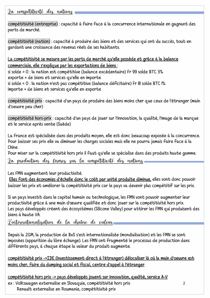 Chaouithe 3
Quels sont les fondement durennvecerietenactinal e evernetenactinallisation de la
production?
La théorie des avantages absolus (