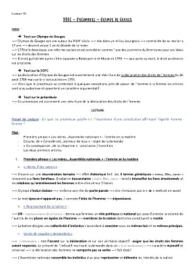Know lecture linéaire - préambule de la déclaration des droits de la femme  thumbnail