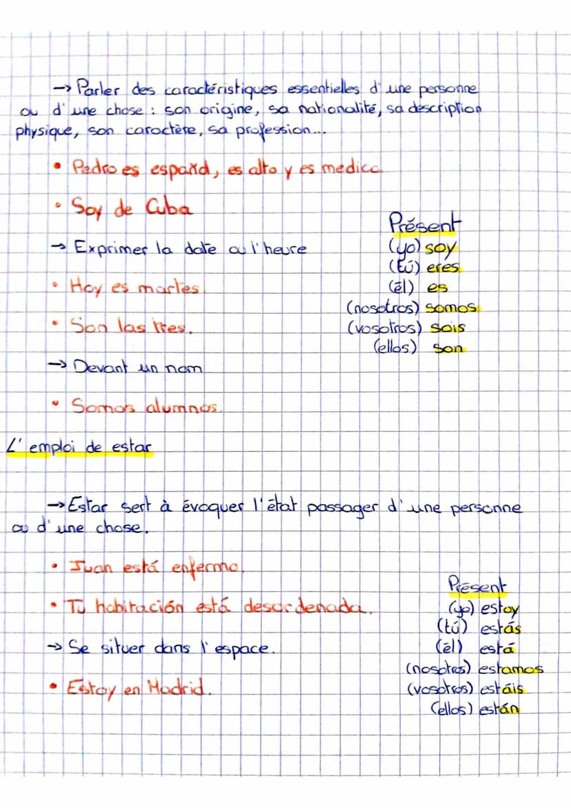 ESPAÑOL
Emploi de l'auxiliaire Haber
->L'auxiliaire haber sert à former les temps composés
(notamment le passé composé).
->Contrairement au 