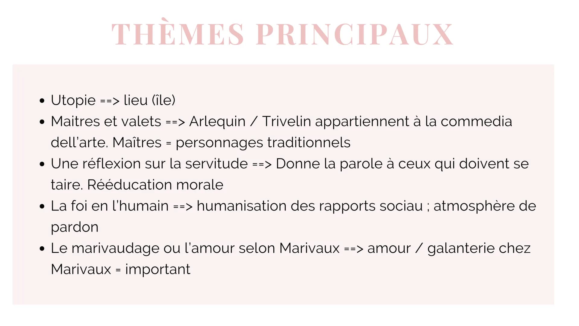 L'île des esclaves
Marivaux
RAJALATHAN ABISHIGA 1F
TEXTE INTÉGRAL
et DOSSIER
CLASSICOLYCÉE
L'Île
des esclaves
Marivaux
EUVRE
Nouveau
BAC
PRO