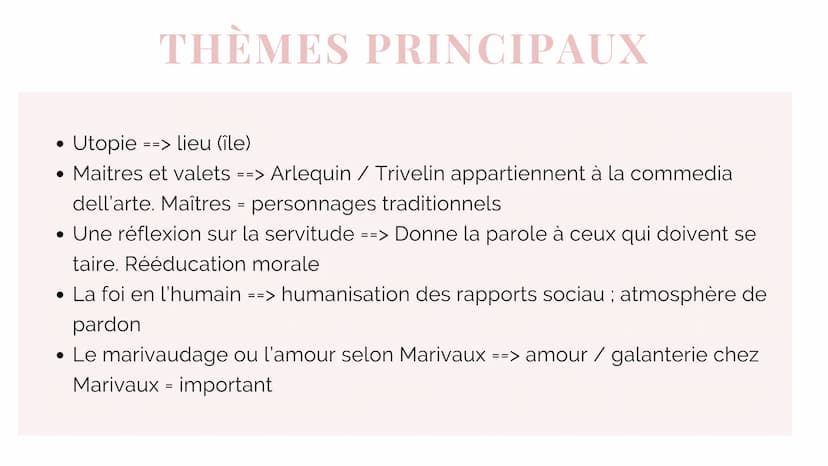 L'île des esclaves
Marivaux
RAJALATHAN ABISHIGA 1F
TEXTE INTÉGRAL
et DOSSIER
CLASSICOLYCÉE
L'Île
des esclaves
Marivaux
EUVRE
Nouveau
BAC
PRO