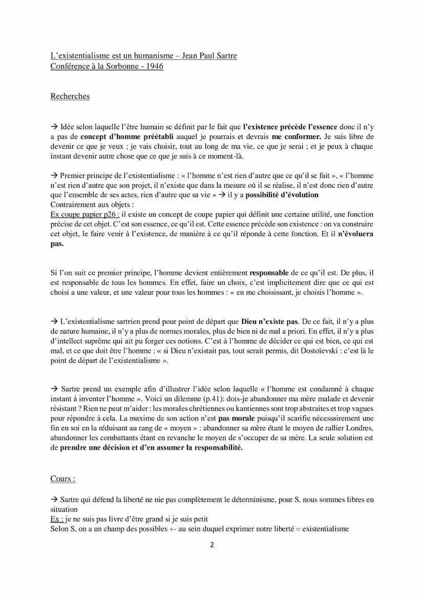 Liberté
Définition négative de la liberté :
Pour l'opinion commune être libre = ne rencontrer aucun obstacle, avoir aucune contrainte → on s