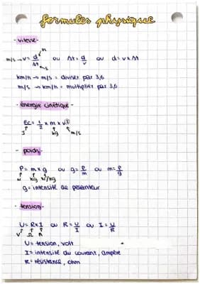 Know formules de physique thumbnail