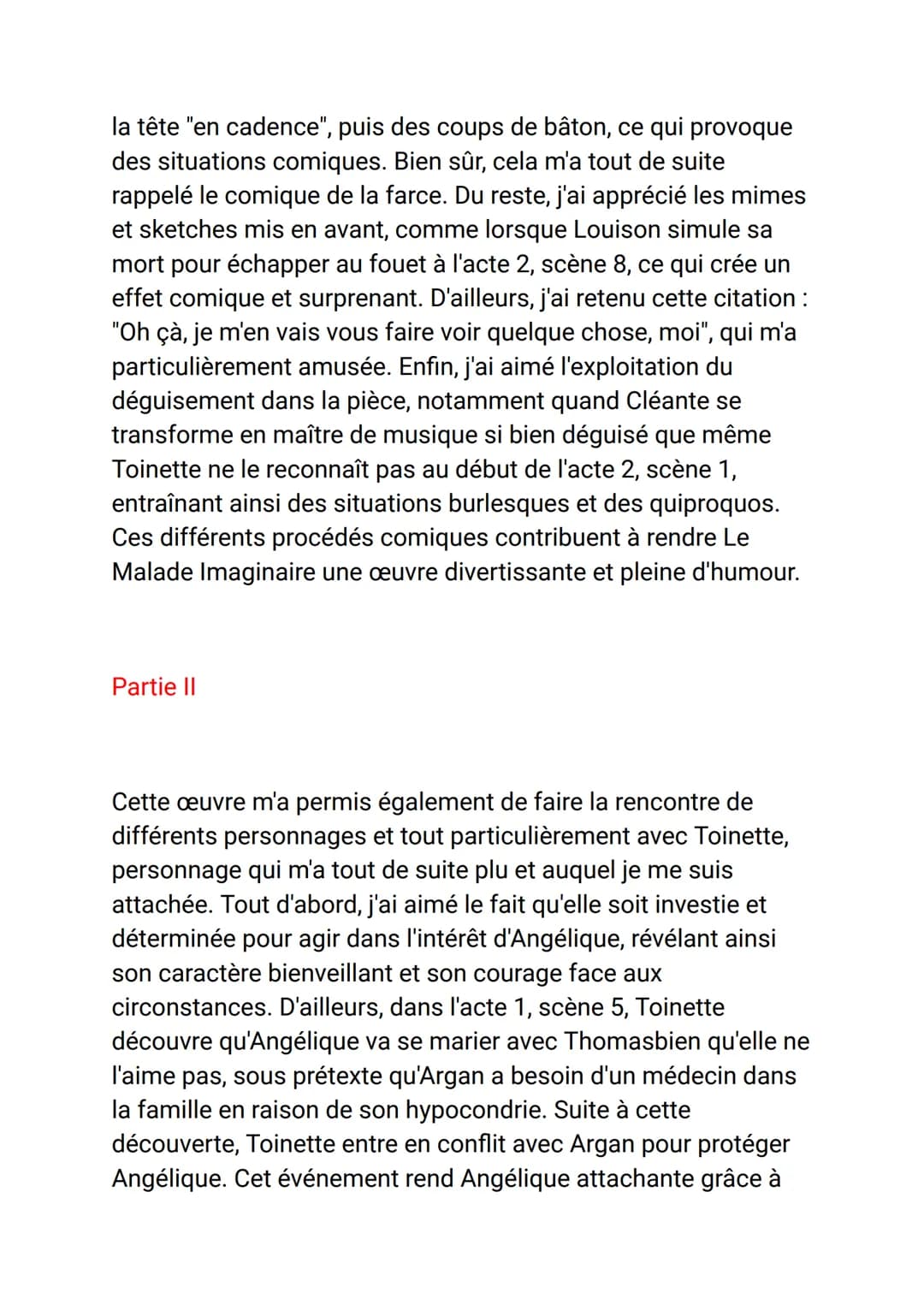 Introduction
J'ai choisi de vous présenter Le Malade Imaginaire, pièce en 3
actes et en prose écrite par Molière, un célèbre acteur, metteur