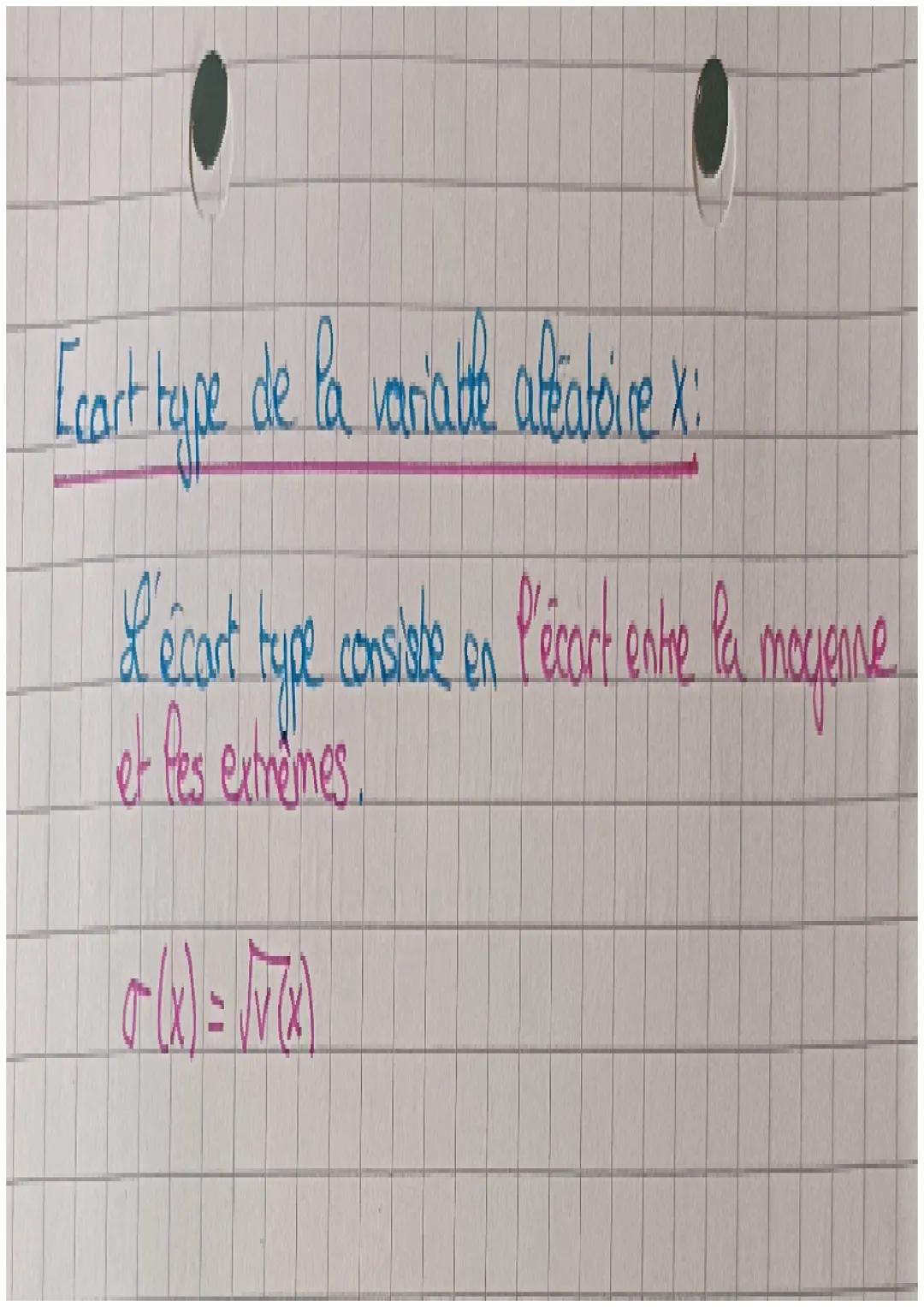 •MATHS.
VARIABLE ALEATOIRE
Soit E Pensemble des issues d'une variable
aléatoire. Definir une variable aléatoire sur E
c'est associer un nomb