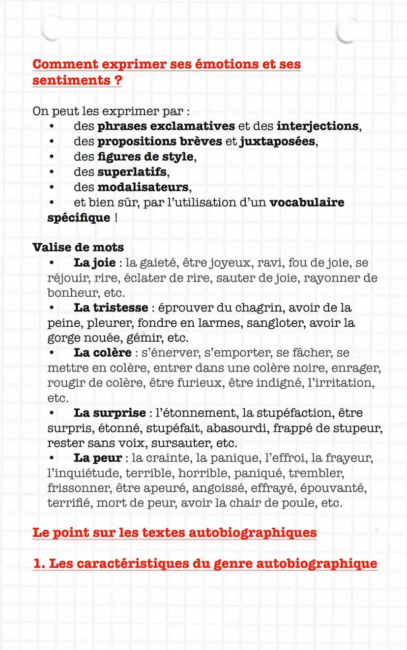 MEMO BREVET
Français
• Le champ lexical d'un mot est l'ensemble des mots qui se
rapportent à un même thème.
Champ lexical du feu : brûler, a